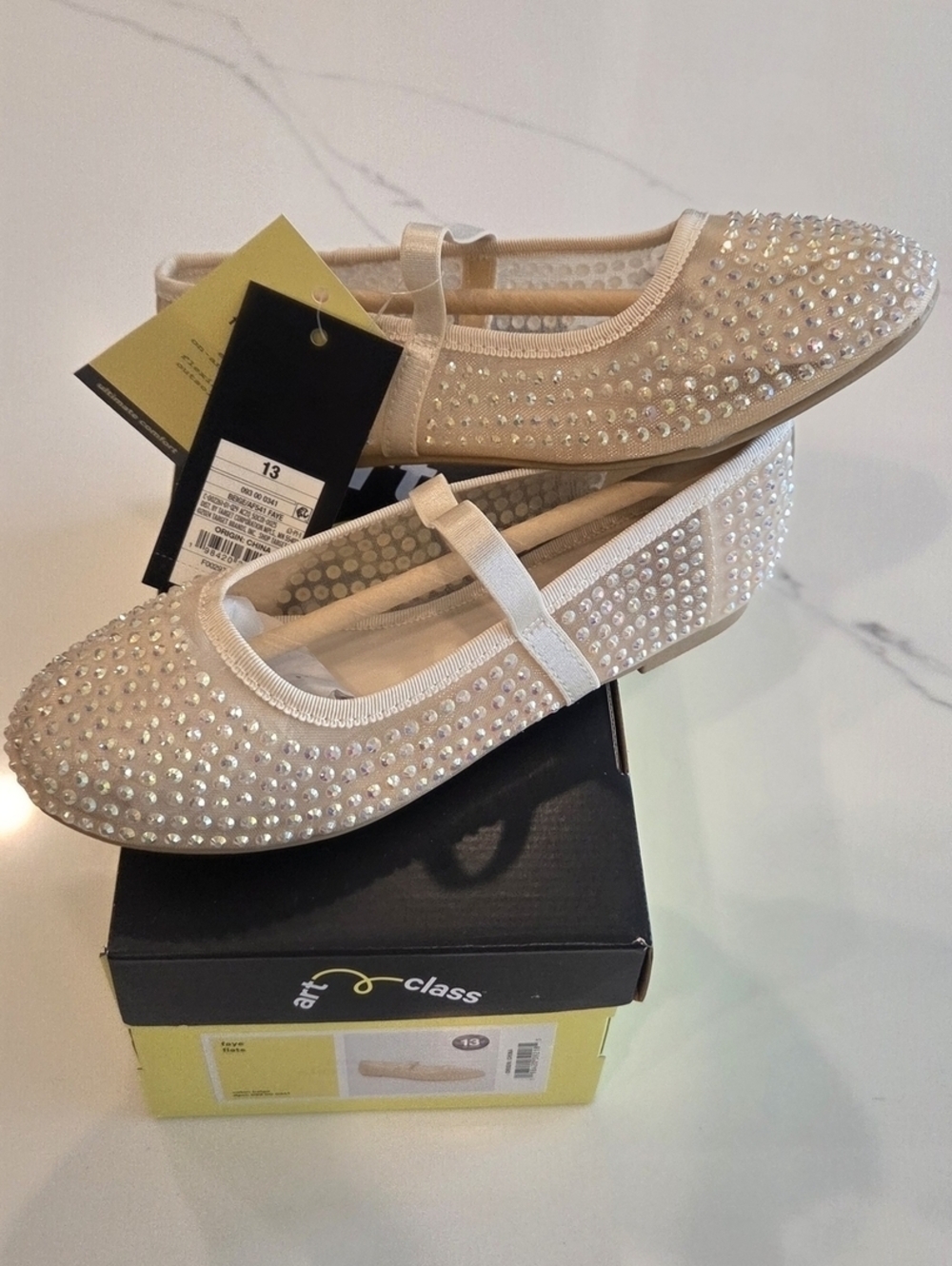 art class faye flats Rhinestone Pink US 13